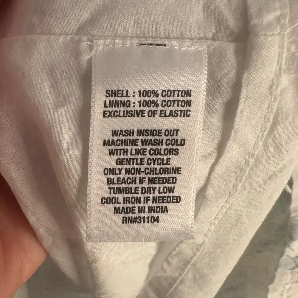 Women's Ivy Society Social Crown Ivy The Newport Dress 100% Cotton Size 16 White - Picture 10 of 10